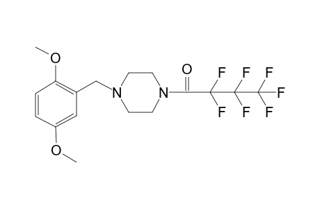 1-(4-(2,5-Dimethoxybenzyl)piperazin-1-yl)-2,2,3,3,4,4,4-heptafluorobutan-1-one