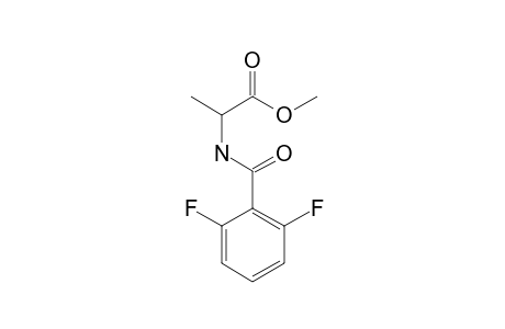 l-Alanine, N-(2,6-difluorobenzoyl)-, methyl ester