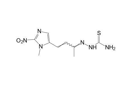 4-(1-methyl-2-nitroimidazol-5-yl)-3-buten-2-one, thiosemicarbazone