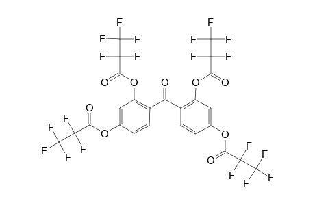 2,2',4,4'-Tetrahydroxybenzophenone, tetrakis(pentafluoropropionate)