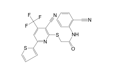 acetamide, N-(2-cyanophenyl)-2-[[3-cyano-6-(2-thienyl)-4-(trifluoromethyl)-2-pyridinyl]thio]-