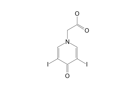 3,5-Diiodo-4-pyridone-1-acetic acid