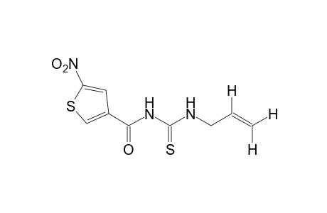 1-allyl-3-(5-nitro-3-thenoyl)-2-thiourea