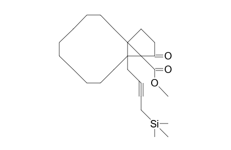 (1R,12R,16R)-1-(4-Trimethylsilyl-3-butynyl)-16-carbomethoxy-tricyclo(10.4.0/12,16/)hexadecan-15-one