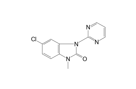 5-chloro-1-methyl-3-(2-pyrimidinyl)-2-benzimidazolinone