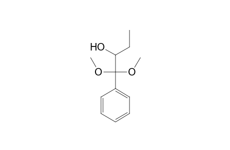 Benzeneethanol, alpha-ethyl-beta,beta-dimethoxy-