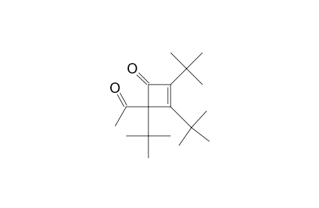 4-Acetyl-2,3,4-tri-tert-butyl-cyclobutenone