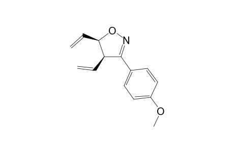 cis-4,5-Dihydro-3-(4-methoxyphenyl)-4,5-divinylisoxazole