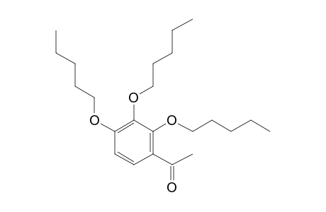 2',3',4',-tri(N-Pentyl)oxyacetophenone