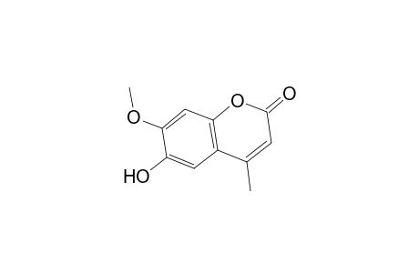 6-HYDROXY-7-METHOXY-4-METHYL-COUMARIN