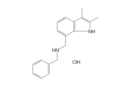 7-[(BENZYLAMINO)METHYL]-2,3-DIMETHYLINDOLE, HYDROCHLORIDE