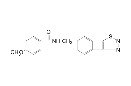 N-[p-(1,2,3-thiadiazol-4-yl)benzyl]-p-anisamide