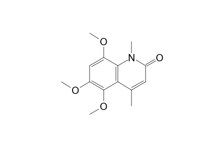 5,6,8-Trimethoxy-1,4-dimethylquinolin-2(1H)-one