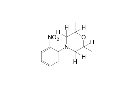 2,6-dimethyl-4-(o-nitrophenyl)morpholine