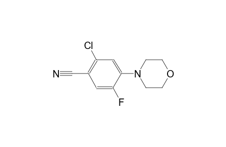 2-Chloro-5-fluoro-4-(4-morpholinyl)benzonitrile