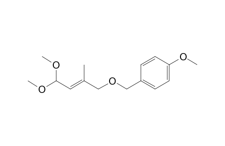 4-(4-Methoxybenzyloxy)-3-methylbut-2-enal Dimethyl Acetal