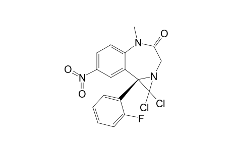 1,9B-DIHYDRO-9B-(2'-FLUOROPHENYL)-5-METHYL-8-NITRO-3H-AZIRINO-[1,2-D]-[1,4]-BENZODIAZEPIN-4(5H)-ONE