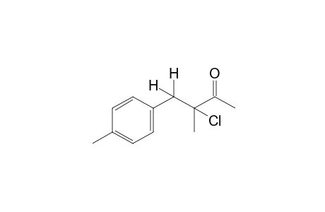 3-chloro-3-methyl-4-p-tolyl-2-butanone