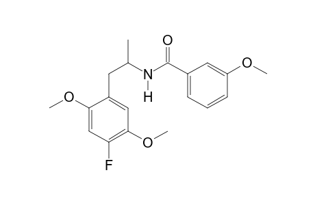 N-[1-(2,5-Dimethoxy-4-fluorophenyl)propan-2-yl]-3-methoxybenzamide