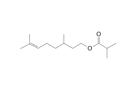 3,7-Dimethyl-6-octen-1-ol isobutyrate