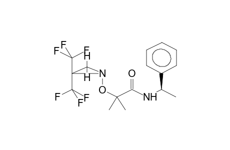 R(N),S(C)-(-)-1-(1-N-1-PHENYLETHYLCARBAMOYL-1-METHYLETHOXY)-2,2-BIS(TRIFLUOROMETHYL)AZIRIDINE