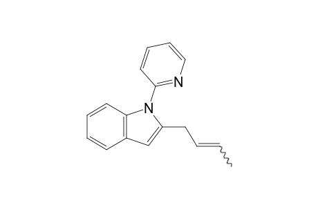 (E/Z)-2-(But-2-en-1-yl)-1-(pyridin-2-yl)-1H-indole