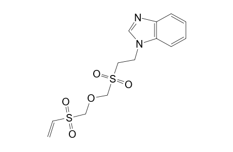 1H-benzimidazole, 1-[2-[[[(ethenylsulfonyl)methoxy]methyl]sulfonyl]ethyl]-