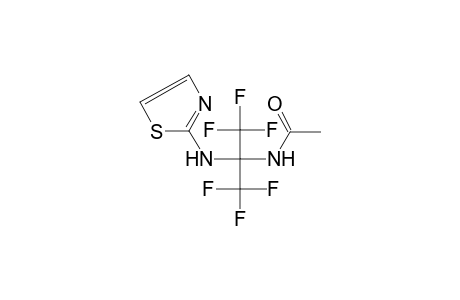 Propane-2,2-diamine, 1,1,1,3,3,3-hexafluoro-N-acetyl-N'-(2-thiazolyl)-