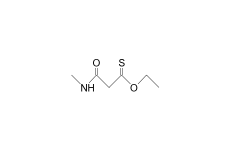 N-Methyl-1-thiomalonamic acid, ethyl ester