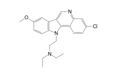 N-[2-(3-Chloro-8-methoxy-11H-indolo[3,2-c]quinolin-11-yl)ethyl]-N,N-diethylamine