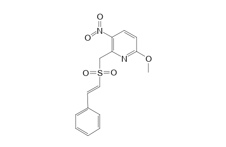 2-Methoxy-5-nitro-6-[(.beta.-styrylsulfonyl)methyl]pyridine