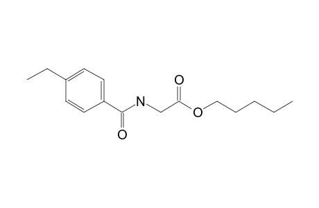 Glycine, N-(4-ethylbenzoyl)-, pentyl ester