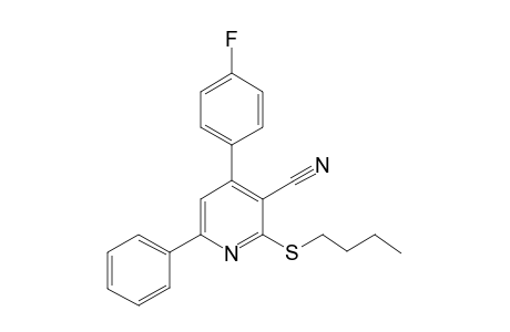 2-(Butylsulfanyl)-4-(4-fluorophenyl)-6-phenylnicotinonitrile