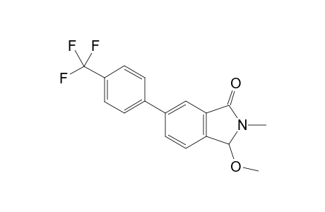 6-(p-trifluoromethyl)phenyl-3-methoxy-2-methylisoindolin-1-one