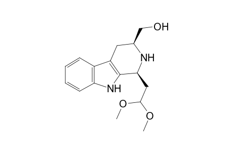 (1S,3S)-1-(2,2-Dimethoxyethyl)-3-hydroxymethyl-1,2,3,4-tetrahydrocarboline