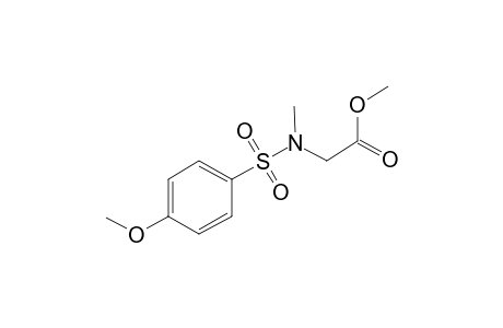 N-(p-Methoxybenzenesulfonyl)glycine, N-methyl-, methyl ester