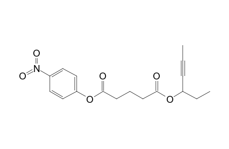 Glutaric acid, hex-4-yn-3-yl 4-nitrophenyl ester