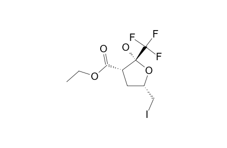 ETHYL-2-HYDROXY-5-IODOMETHYL-2-TRIFLUOROMETHYL-FURAN-3-CARBOXYLATE;MAJOR-ISOMER