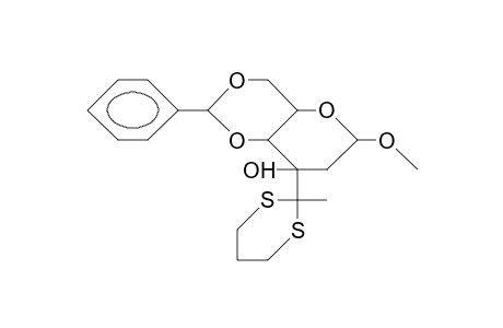 .ALPHA.-D-ARABINO-HEXOPYRANOSIDE, METHYL 2-DEOXY-3-C-(2-METHYL-1,3-D