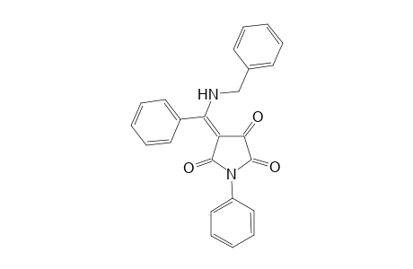1-Phenyl-4-[phenyl(benzylamine)methylidene]pyrrolidine-2,3,5-trione