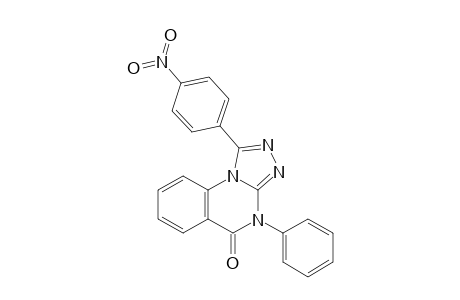 1-(4-Nitrophenyl)-4-phenyl-1,2,4-triazolo[4,3-a]quinazolin-5(4H)-one