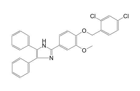 2-{4-[(2,4-dichlorobenzyl)oxy]-3-methoxyphenyl}-4,5-diphenyl-1H-imidazole