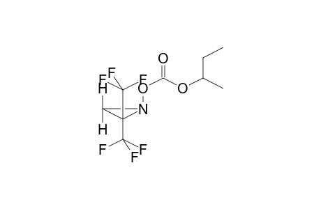 1-[(Sec-butoxycarbonyl)oxy]-2,2-bis(trifluoromethyl)aziridine