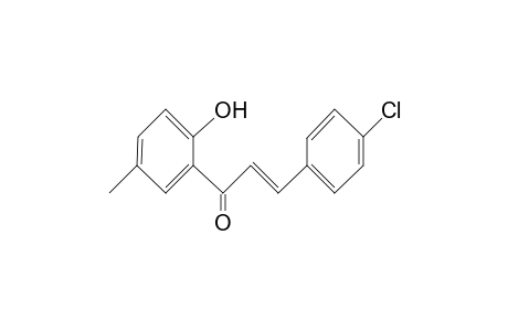 2-Propen-1-one, 3-(4-chlorophenyl)-1-(2-hydroxy-5-methyl-phenyl)-; chalcone, 4-chloro-2'-hydroxy-5'-methyl-