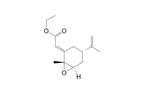 7-Oxabicyclo[4.1.0]heptane, acetic acid deriv.