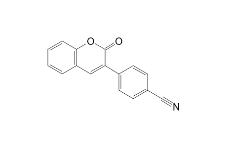 p-(2-OXO-2H-1-BENZOPYRAN-3-YL)BENZONITRILE