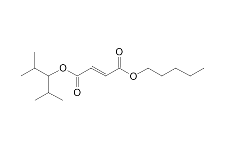 Fumaric acid, 2,4-dimethylpent-3-yl pentyl ester