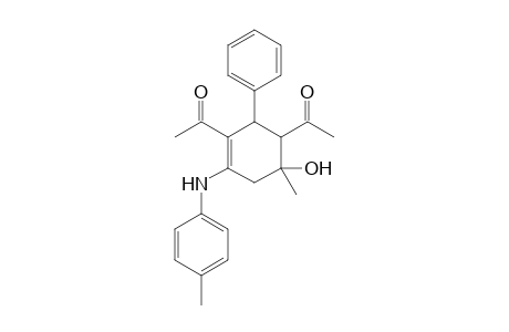 5-Acetyl-2-methyl-6-phenyl-4-(p-toluidino)salicylic acid