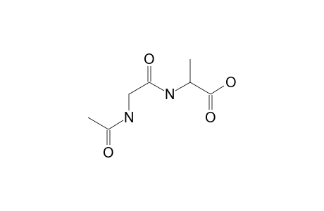 2-(2-Acetamidoethanoylamino)propanoic acid