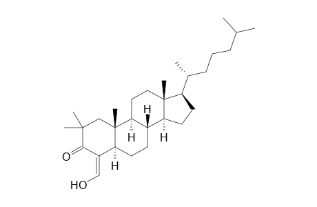 2,2-Dimethyl-4-(hydroxymethylene)-5.alpha.-cholestan-3-one